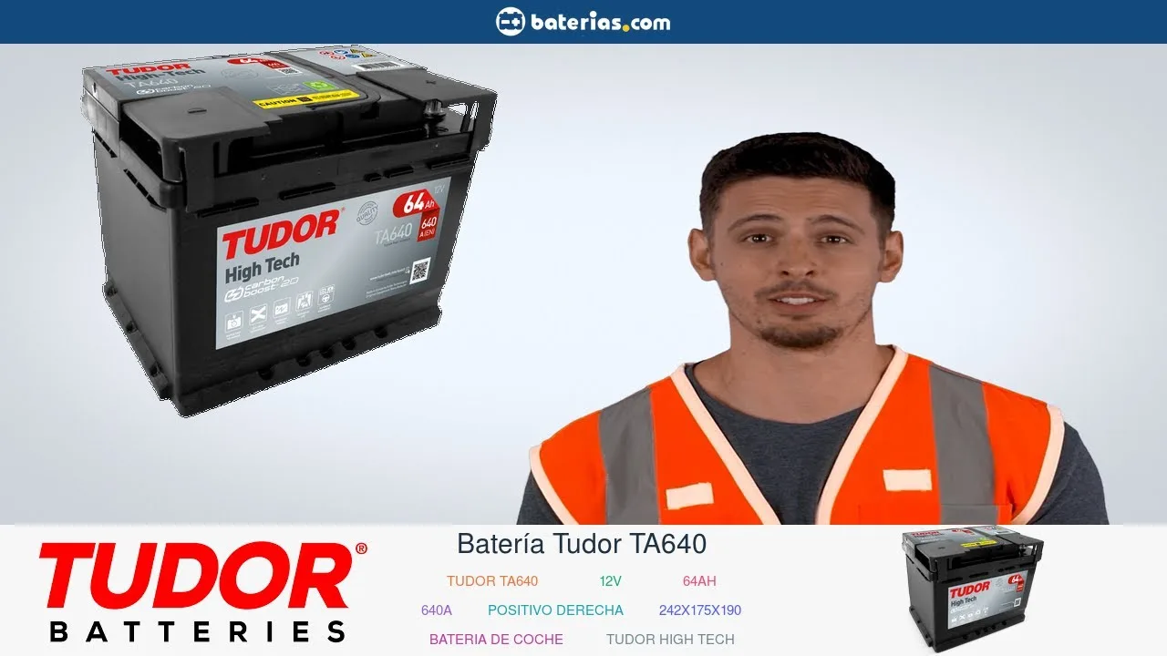 Vídeo de YouTube: Instalación Batería Tudor TA640 64Ah