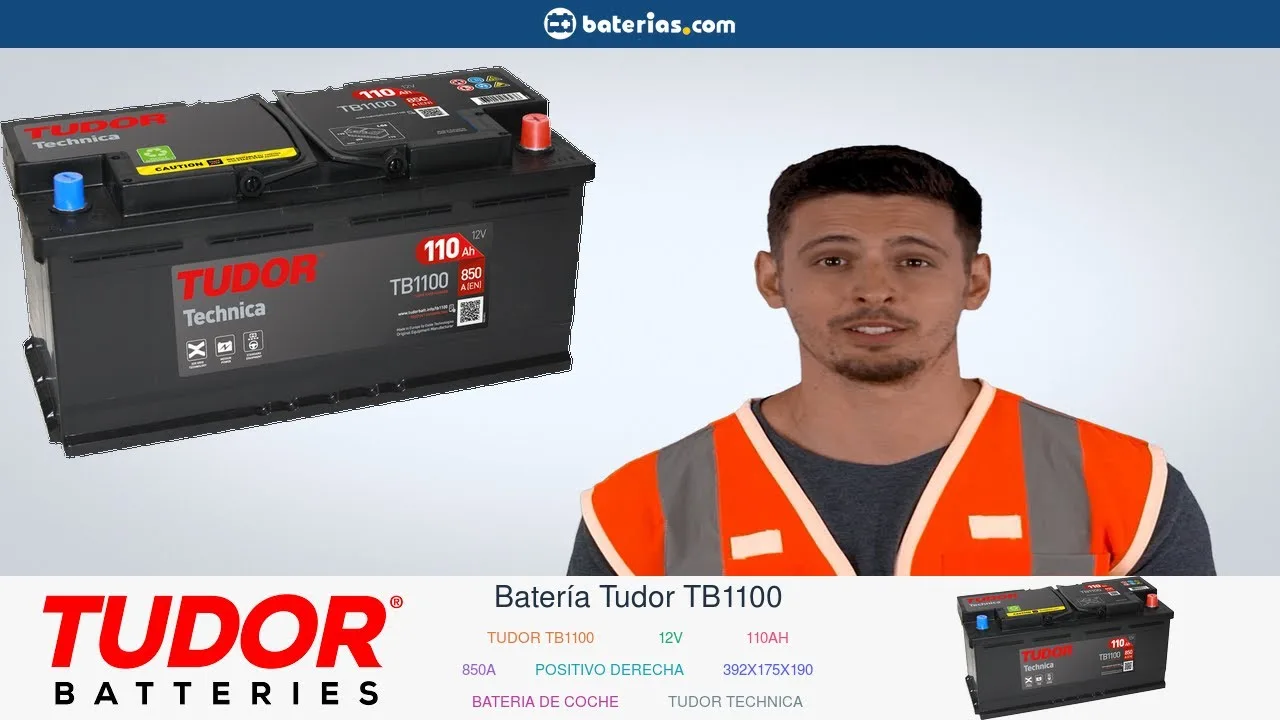 Vídeo de YouTube: Instalación Batería Tudor TB1100 110Ah