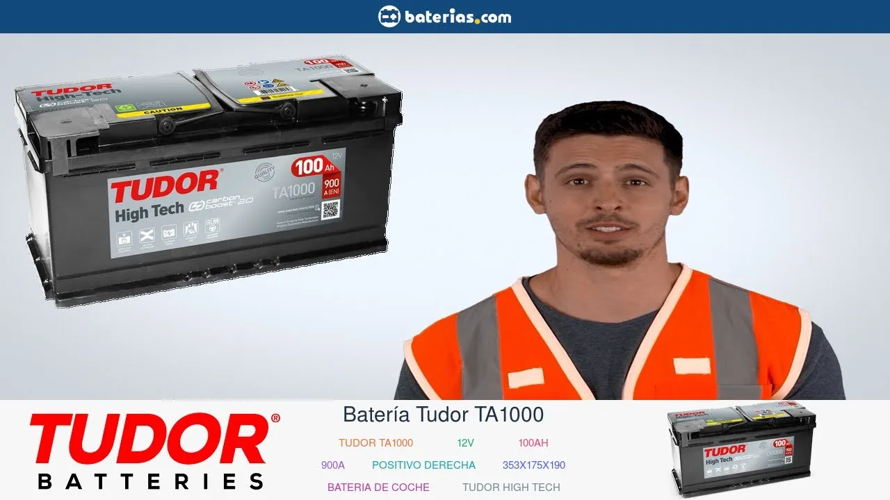 Vídeo de YouTube: Instalación Batería Tudor TA1000 100Ah