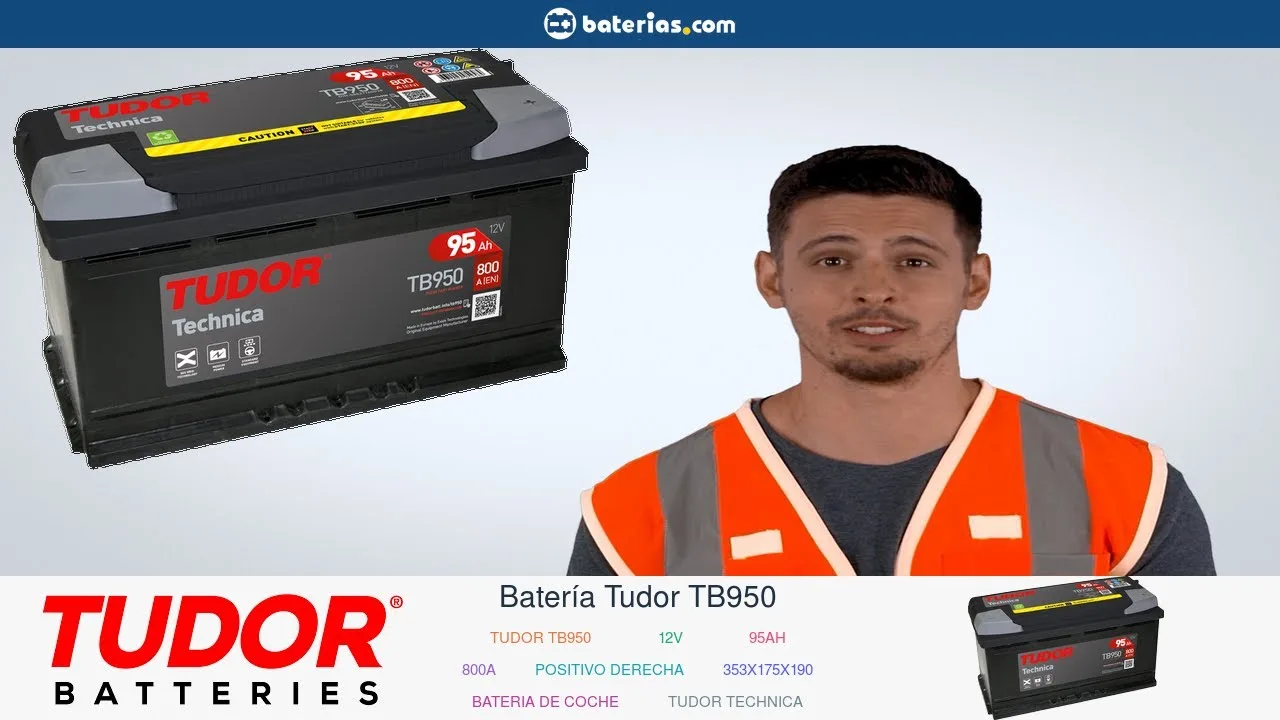 Vídeo de YouTube: Instalación Batería Tudor TB950 95Ah