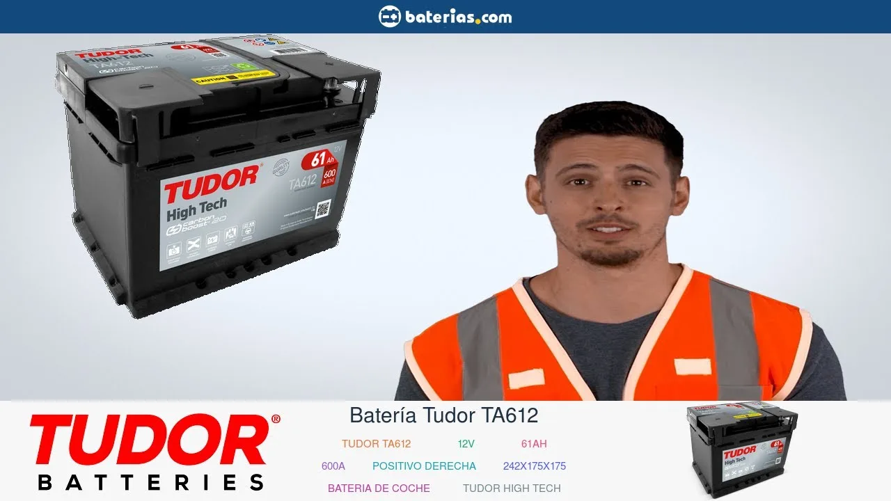 Vídeo de YouTube: Instalación Batería Tudor TA612 61Ah