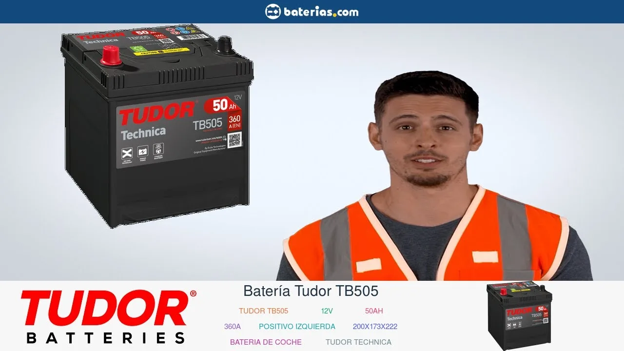 Vídeo de YouTube: Instalación Batería Tudor TB505 50Ah