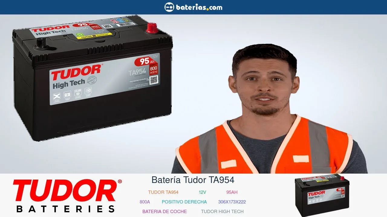 Vídeo de YouTube: Instalación Batería Tudor TA954 95Ah