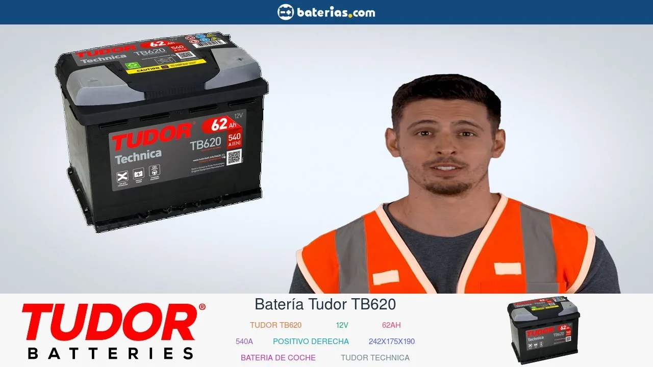 Vídeo de YouTube: Instalación Batería Tudor TB620 62Ah