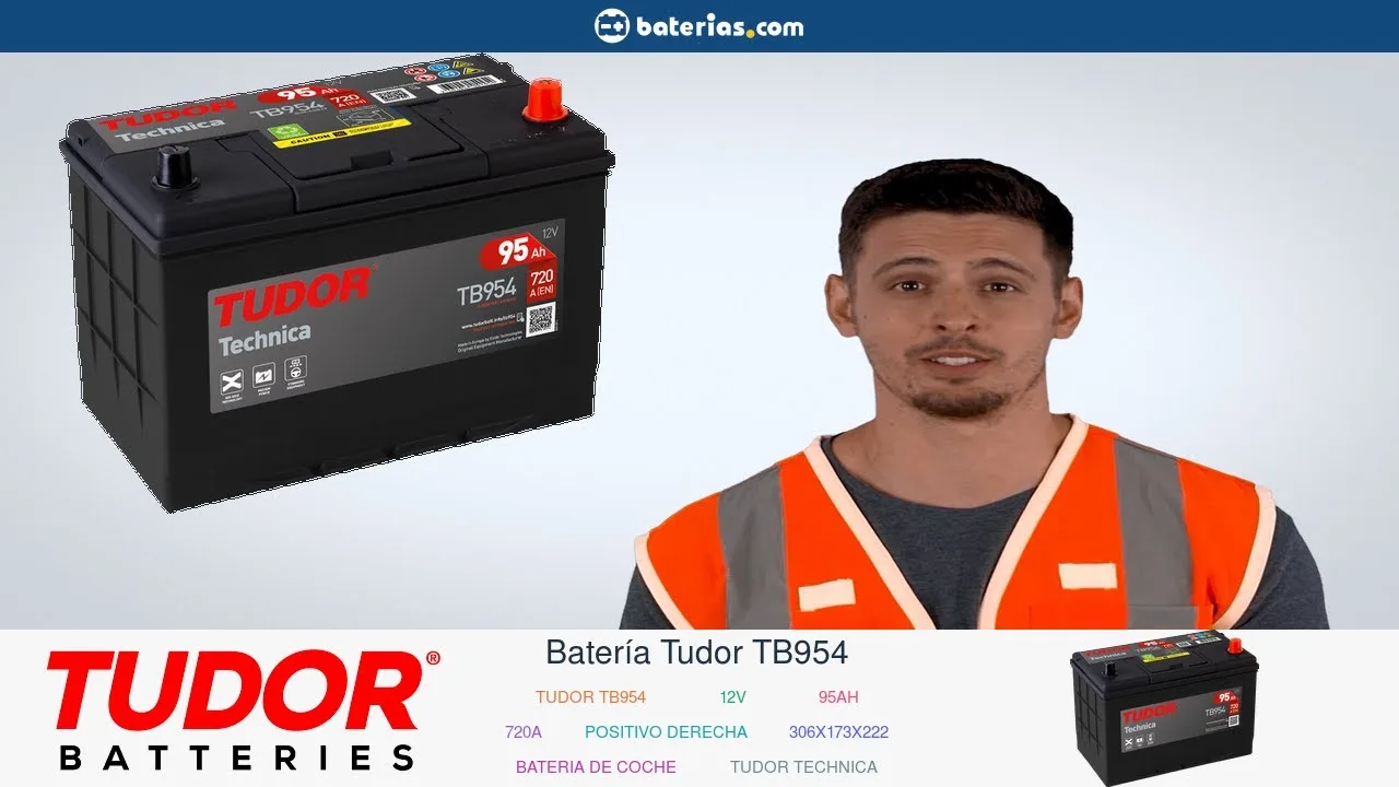 Vídeo de YouTube: Instalación Batería Tudor TB954 95Ah