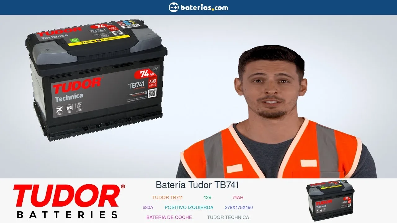 Vídeo de YouTube: Instalación Batería Tudor TB741 74Ah