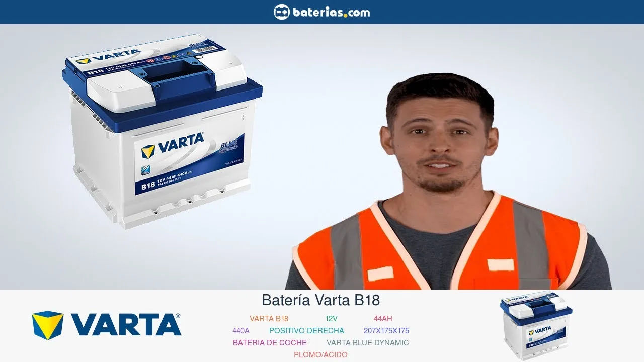 Vídeo de YouTube: Instalación Batería Varta B18 44Ah