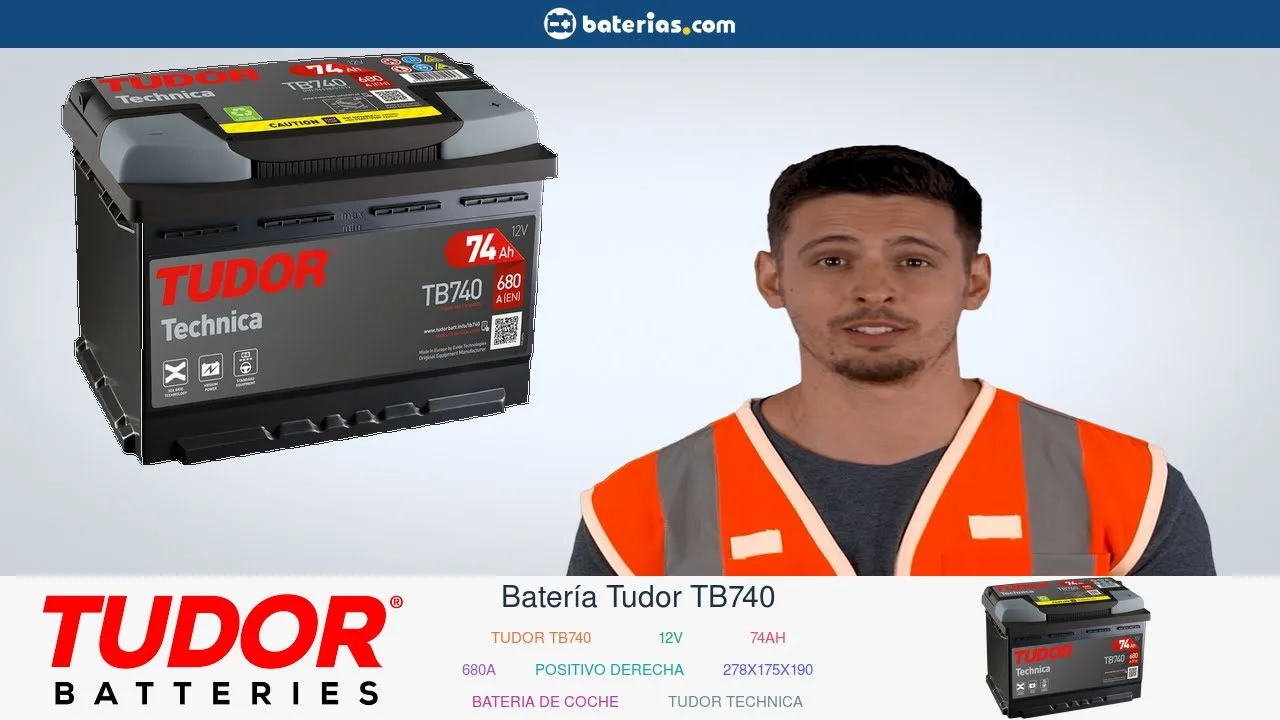 Vídeo de YouTube: Instalación Batería Tudor TB740 74Ah