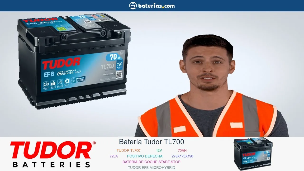 Vídeo de YouTube: Instalación Batería Tudor TL700 70Ah