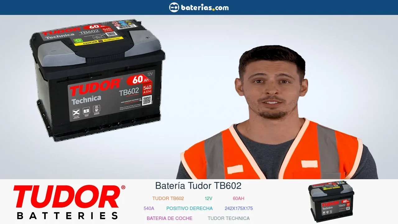 Vídeo de YouTube: Instalación Batería Tudor TB602 60Ah