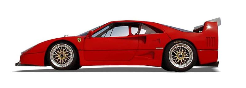 Batterie für Autobatterien Ferrari F40
