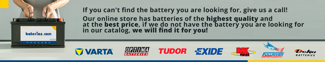 We find the battery you need at the best price!