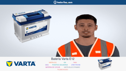 Batería Varta E12 - 74ah 12v 680a. 278x175x190 con Ofertas en